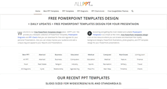 Desktop Screenshot of free-powerpoint-templates-design.com