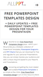 Mobile Screenshot of free-powerpoint-templates-design.com